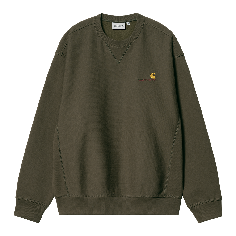 Carhartt WIP American Script Sweatshirt - Plant