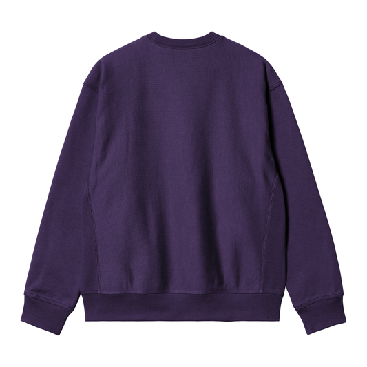 Carhartt WIP American Script Sweatshirt - Cassis