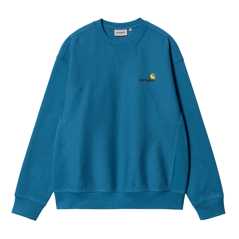 Carhartt WIP American Script Sweatshirt - Amalfi