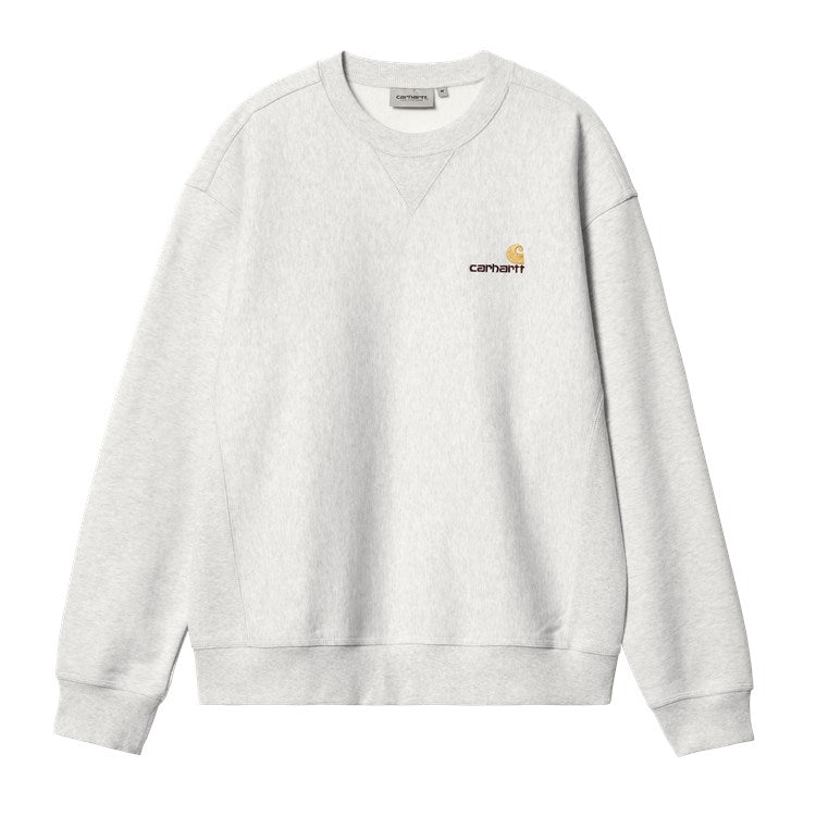 Carhartt WIP American Script Sweatshirt - Ash Heather