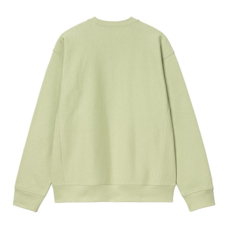 Carhartt WIP American Script Sweatshirt - Pale Olive