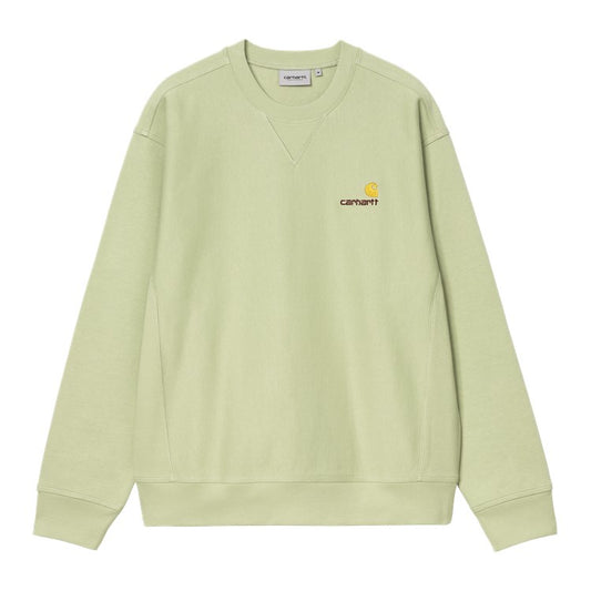 Carhartt WIP American Script Sweatshirt - Pale Olive