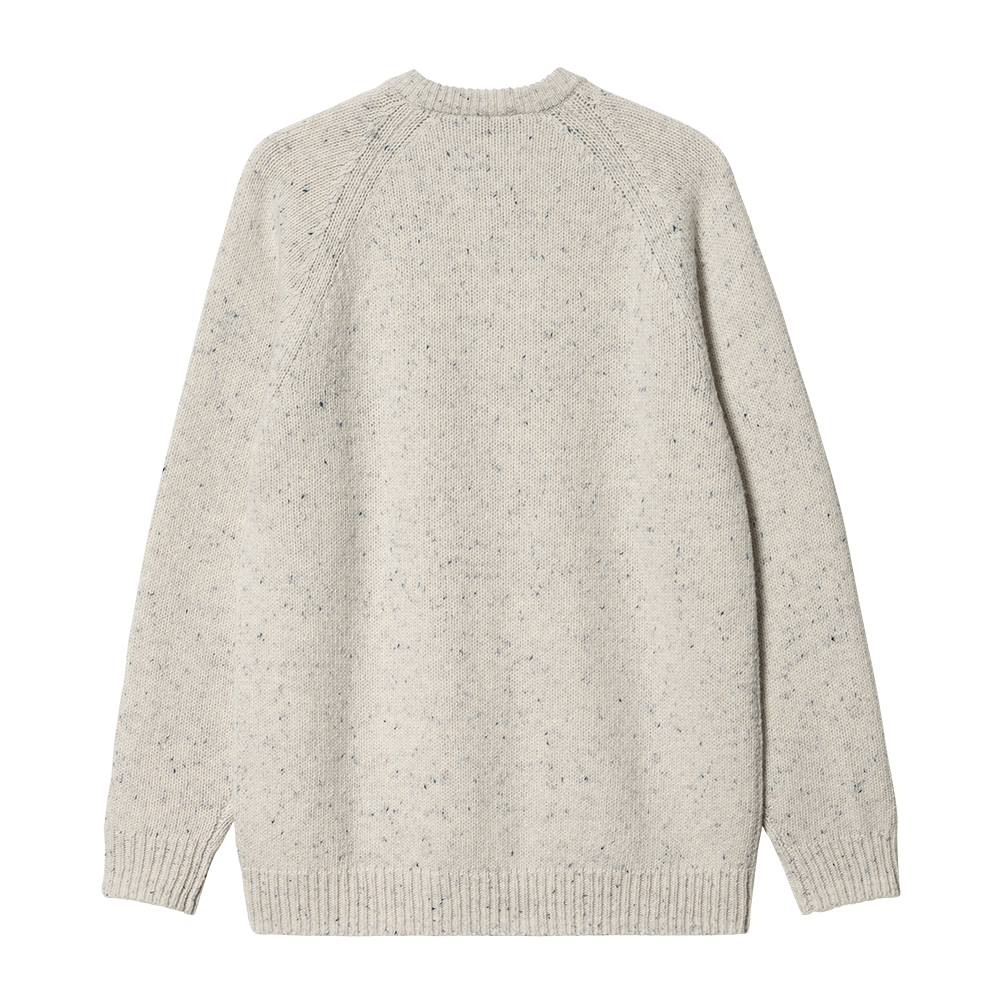 Carhartt WIP Anglistic Sweater - Speckled Salt