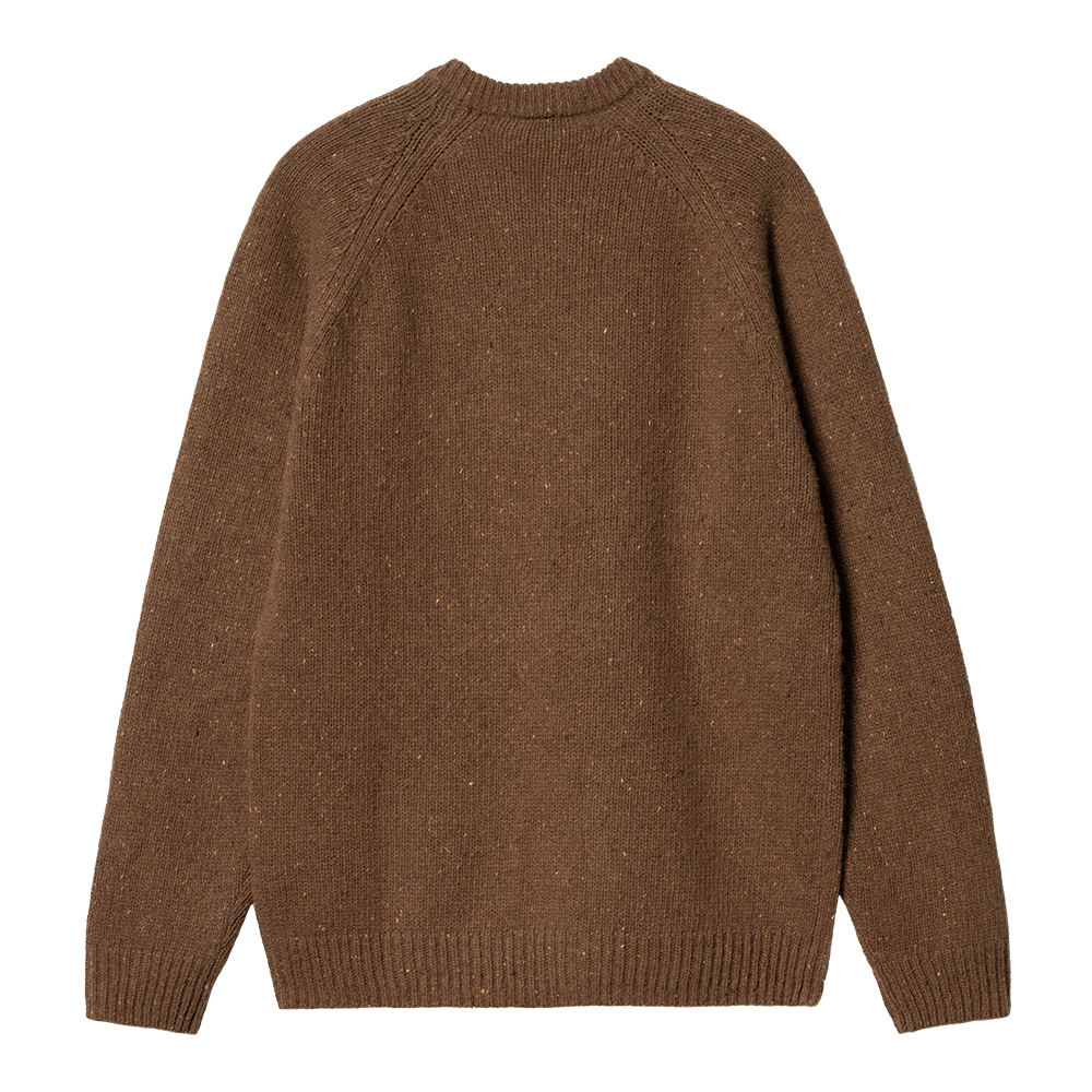 Carhartt WIP Anglistic Sweater - Speckled Tamarind