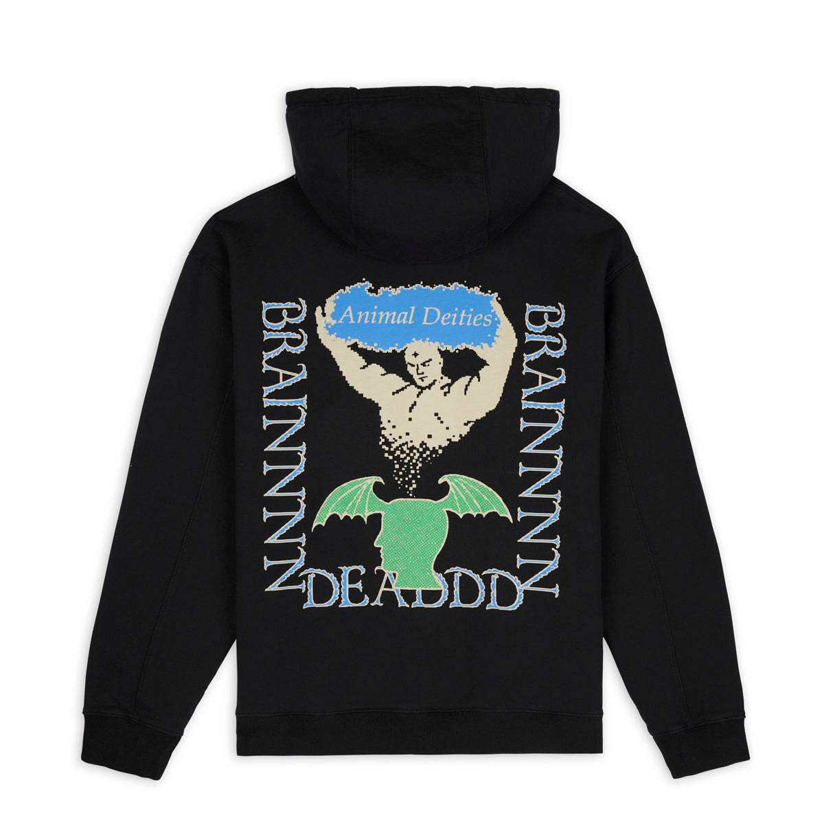 Brain Dead Animal Dieties Hoodies - Black