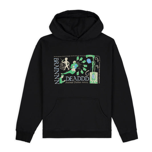 Brain Dead Animal Dieties Hoodies - Black