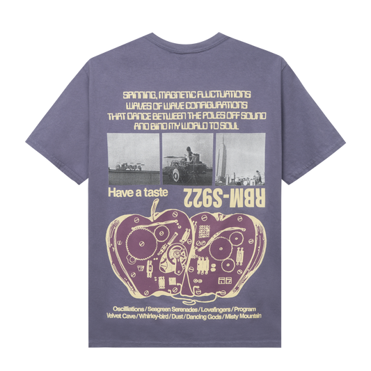 Real Bad Man Red Bad Apples T-Shirt - Purple