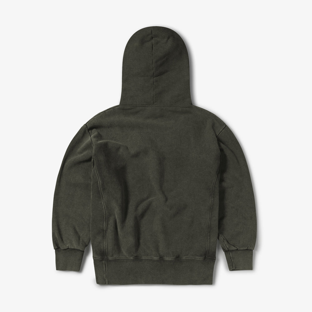 Aries Arise Premium Aged Temple Hoodie - Olive