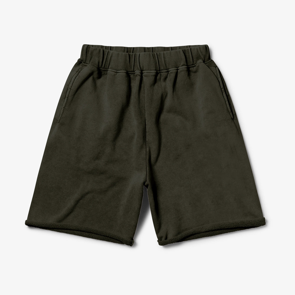 Aries Arise Premium Aged Temple Sweatshort - Olive