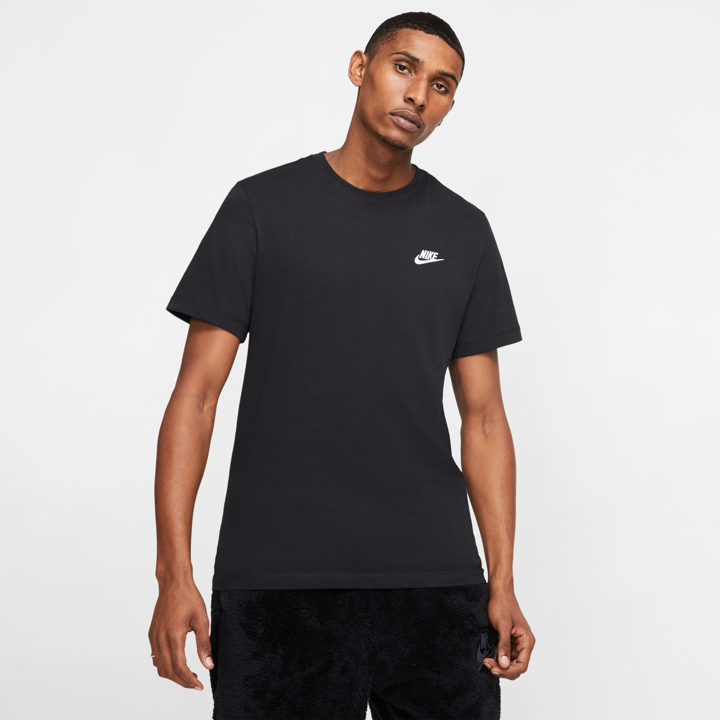 Nike Club T-Shirt - Black White