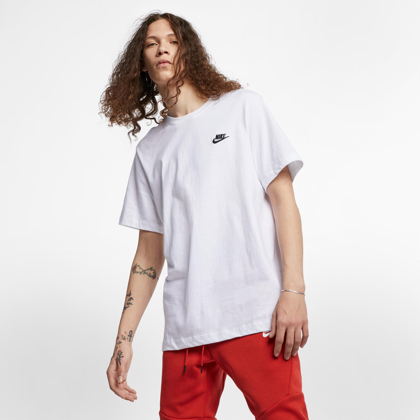 Nike Club T-Shirt - White Black