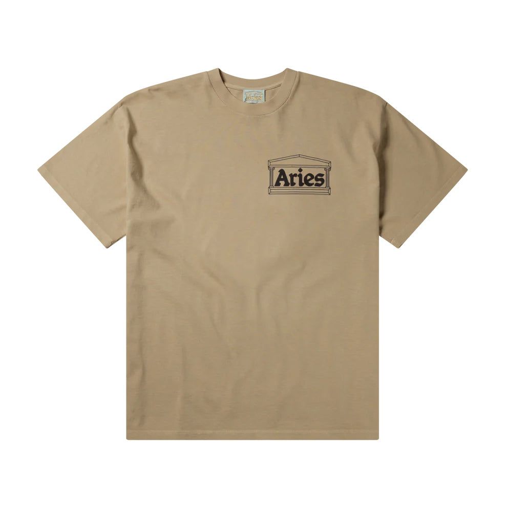 Aries Arise Temple T-Shirt - Khaki
