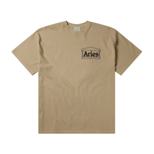 Aries Arise Temple T-Shirt - Khaki