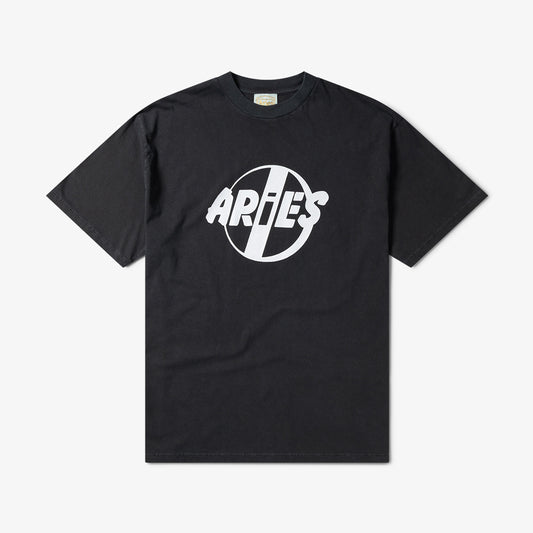 Aries Arise Faded Punk SS Tee - Black