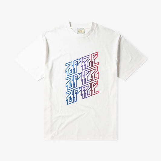 Aries Arise Faded Ariez Arize SS Tee - White