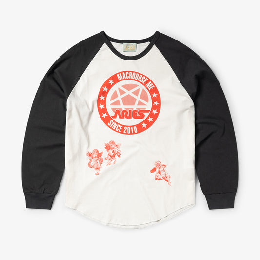 Aries Arise Tracker Raglan Baseball LS Tee - Multi