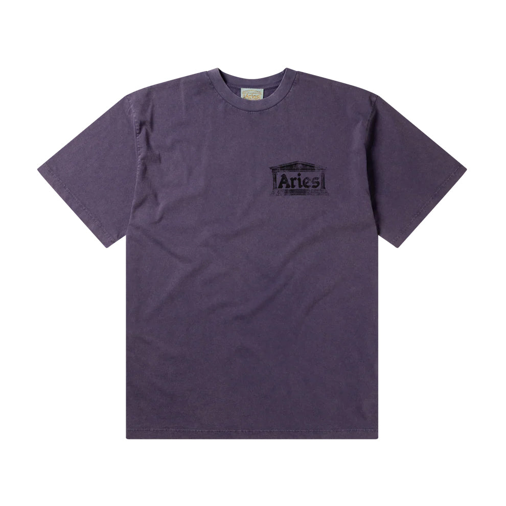 Aries Arise Aged Ancient Temple SS Tee - Purple