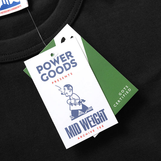 Power Goods Archive Tee - Black