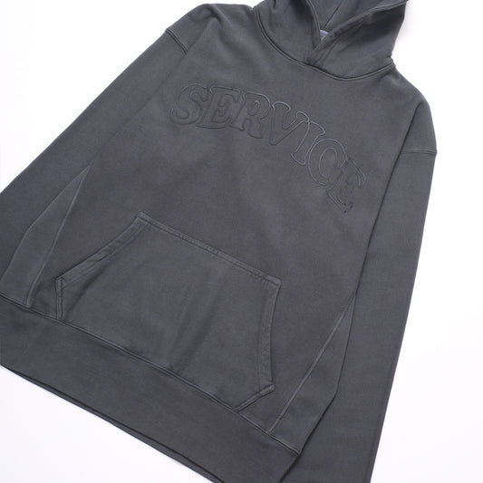 Service Works Arch Logo Hoodie - Charcoal
