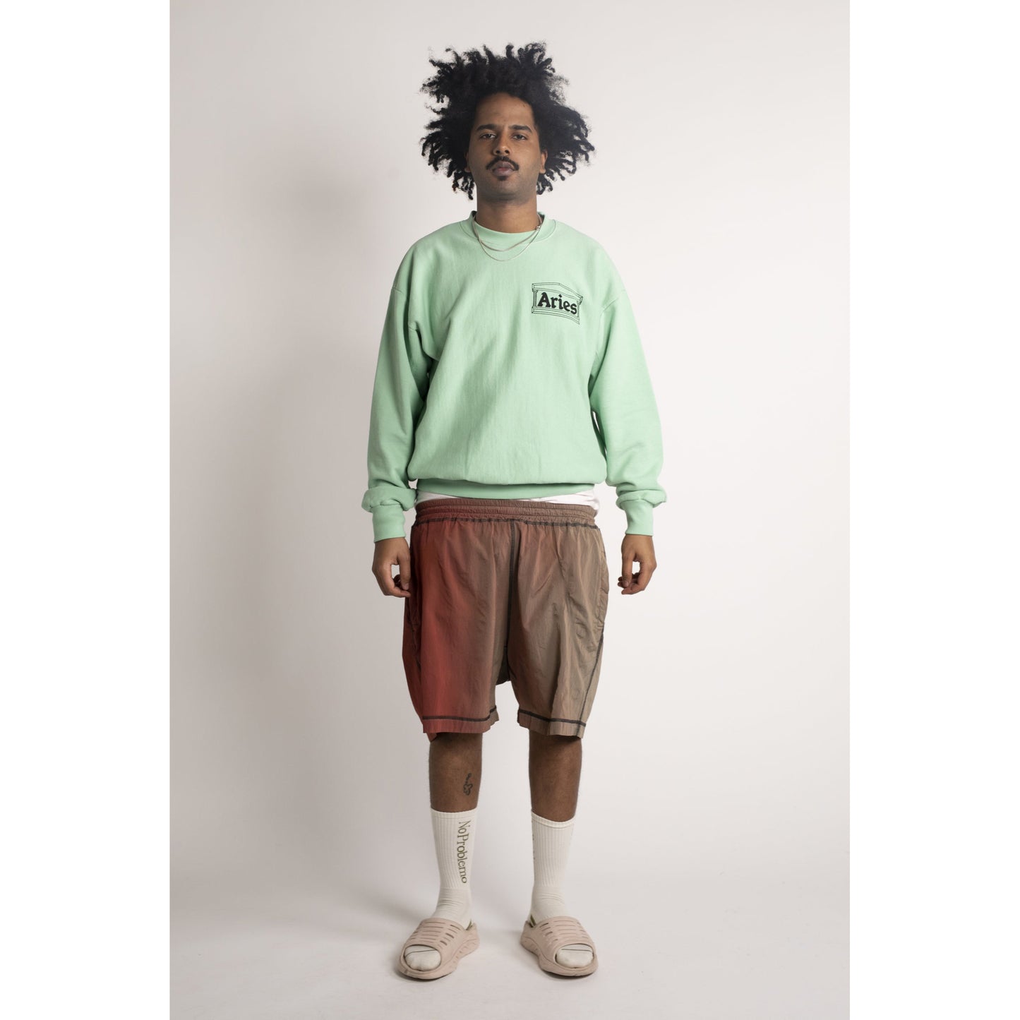 Aries Arise Premium Temple Sweat - Aqua