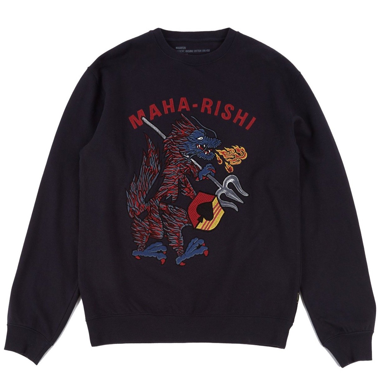 Maharishi Maha-Rishi Seadragon Sweatshirt - Navy