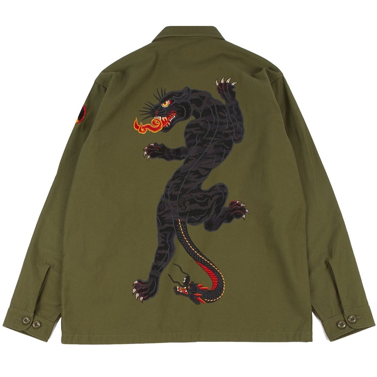 Maharishi WWII 66th Infantry Patch Shirt - Olive