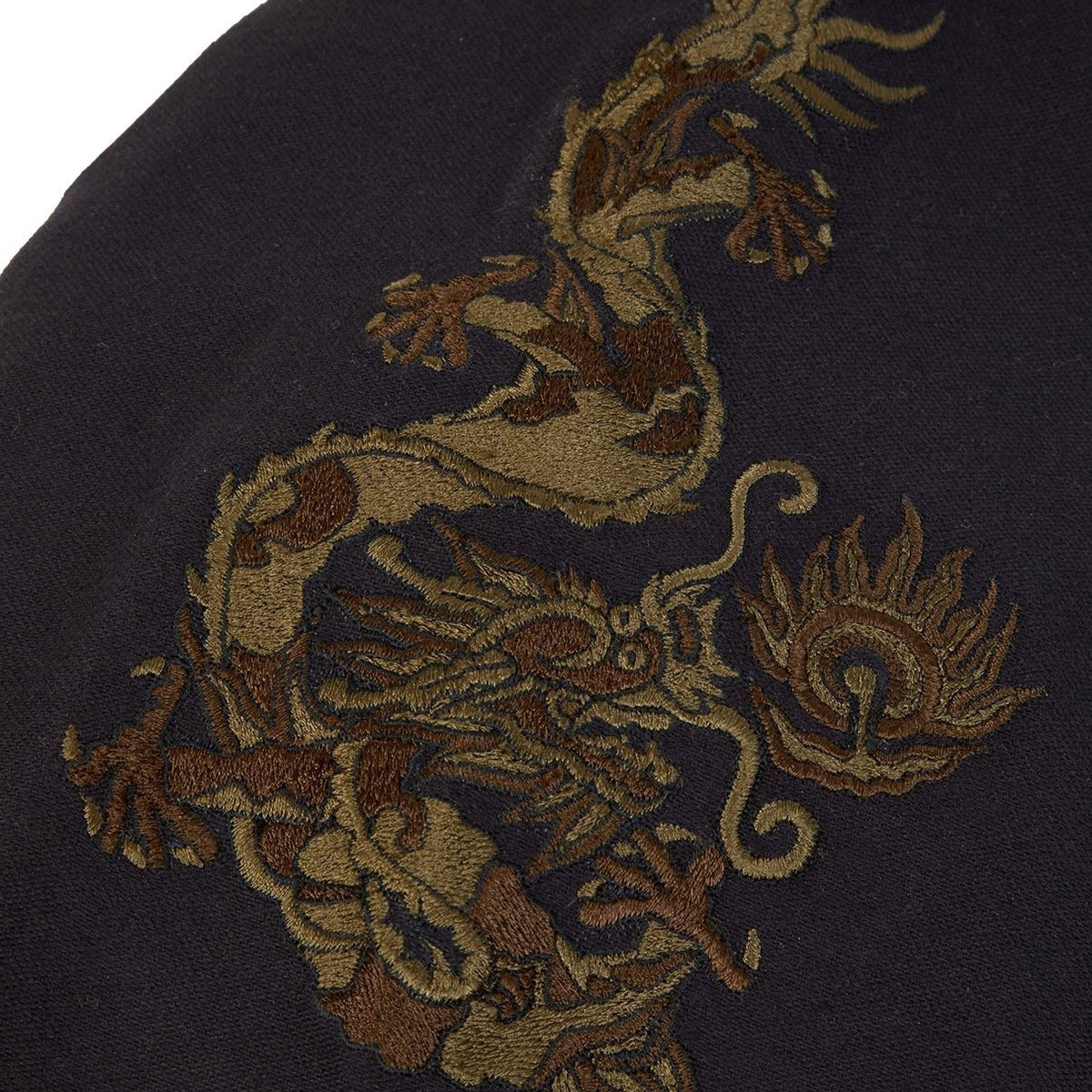 Maharishi Original Dragon Embroidered Shirt - Black