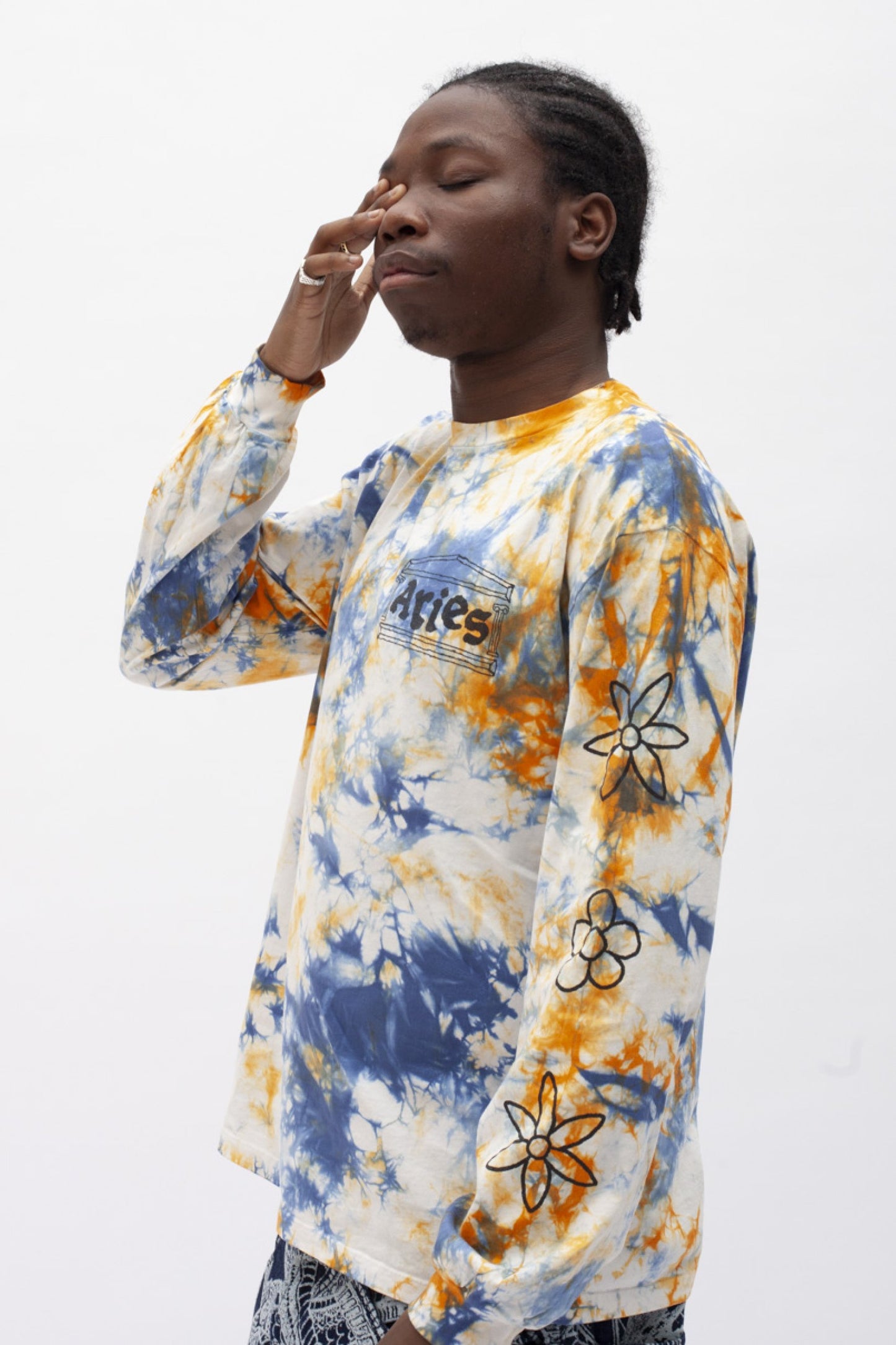Aries Arise Peace & Love LS T-Shirt - Multi