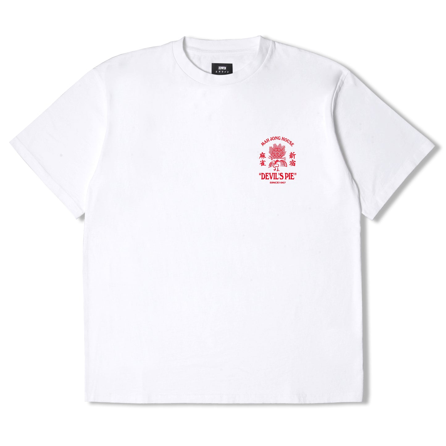 Edwin Devils Pie T-Shirt - White