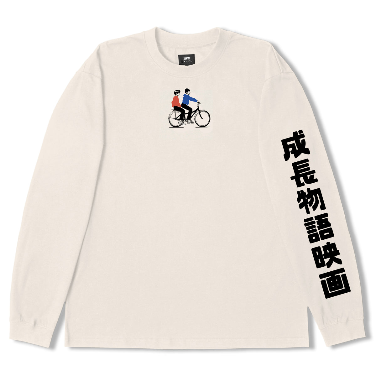 Edwin Seicho Monogatori LS T-Shirt - Whisper White