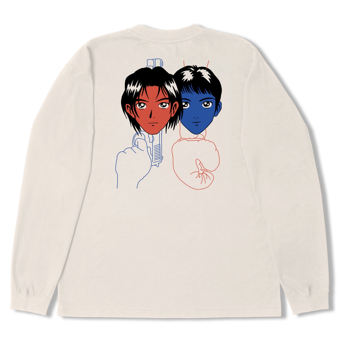 Edwin Seicho Monogatori LS T-Shirt - Whisper White