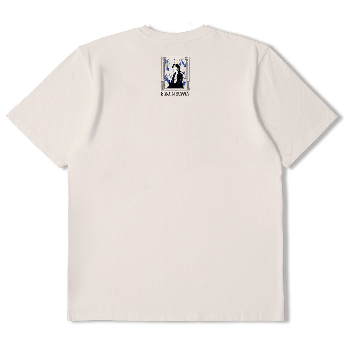 Edwin Serene Fuji I T-Shirt - Whisper White