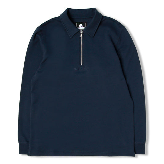 Edwin Zipped Polo Sweat