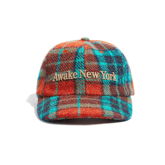 Awake NY Harris Tweed 6-Panel Cap - Red Multi