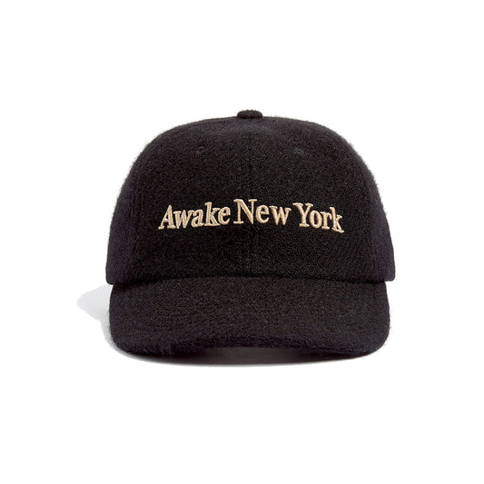 Awake NY Harris Tweed 6-Panel Cap - Black
