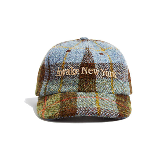 Awake NY Harris Tweed 6-Panel Cap - Brown Multi