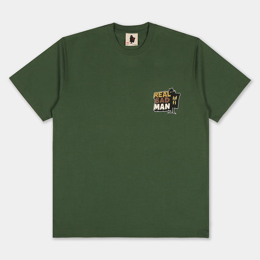 Real Bad Man Logo T-Shirt Volume 12 - Hunter Green