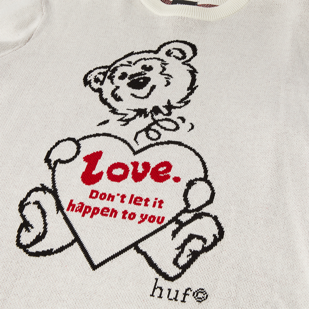 HUF Bad News Sweater - Bone