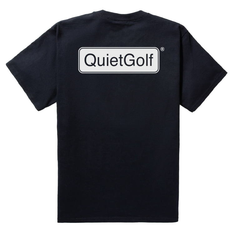 Quiet Golf Club Badge T-Shirt