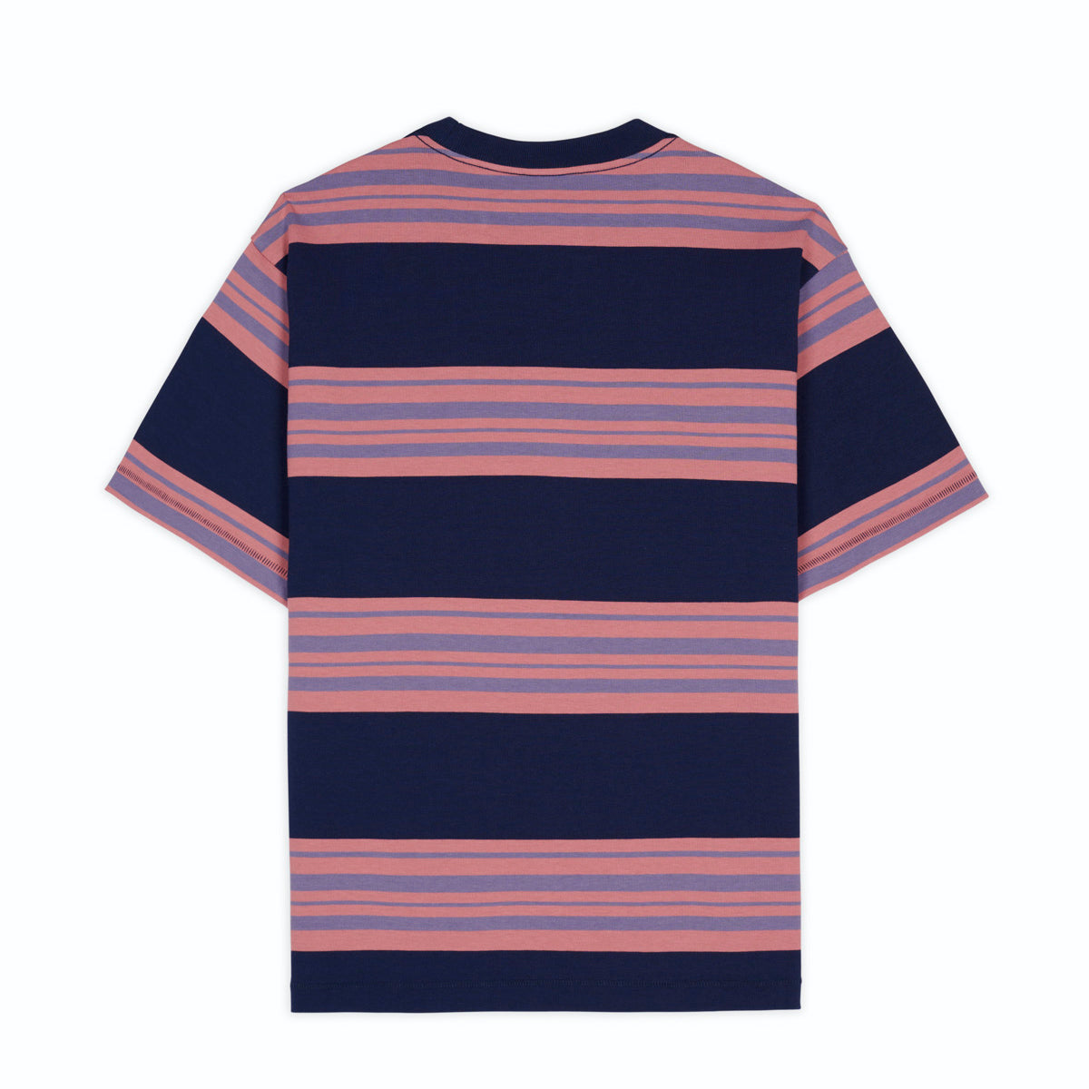 Brain Dead Baker Striped Pocket Tee - Navy