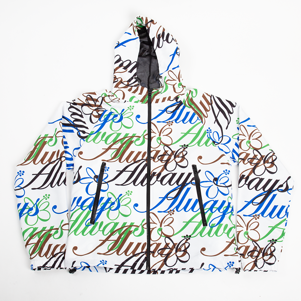 Always Do What You Should Do Bandemic Jacket - White Allover
