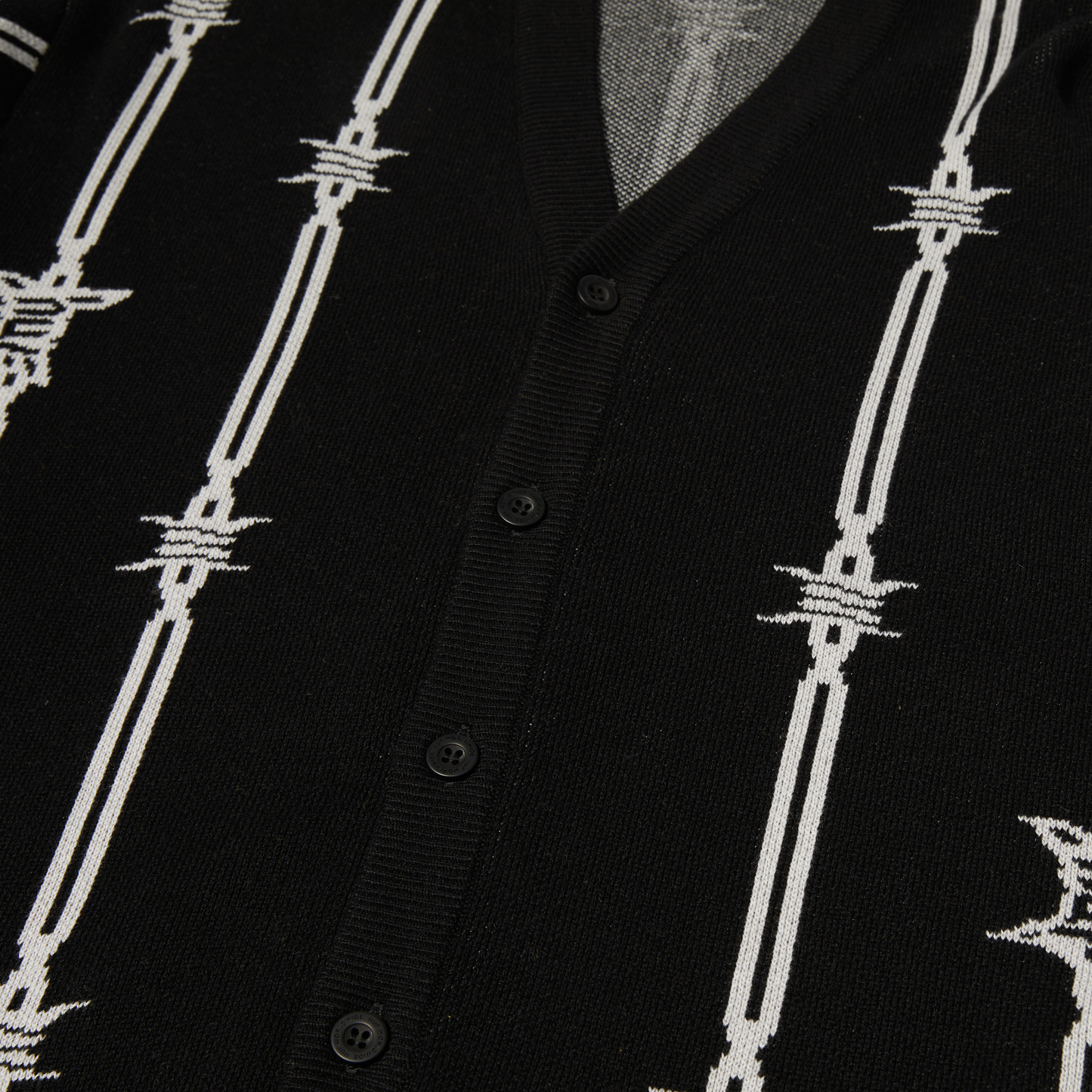HUF Barbed Wire Cardigan - Black
