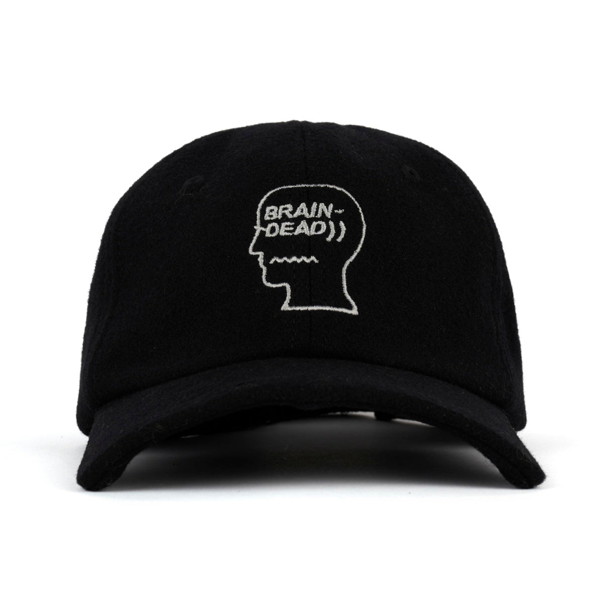 Brain Dead Batwing Logohead Hat - Black