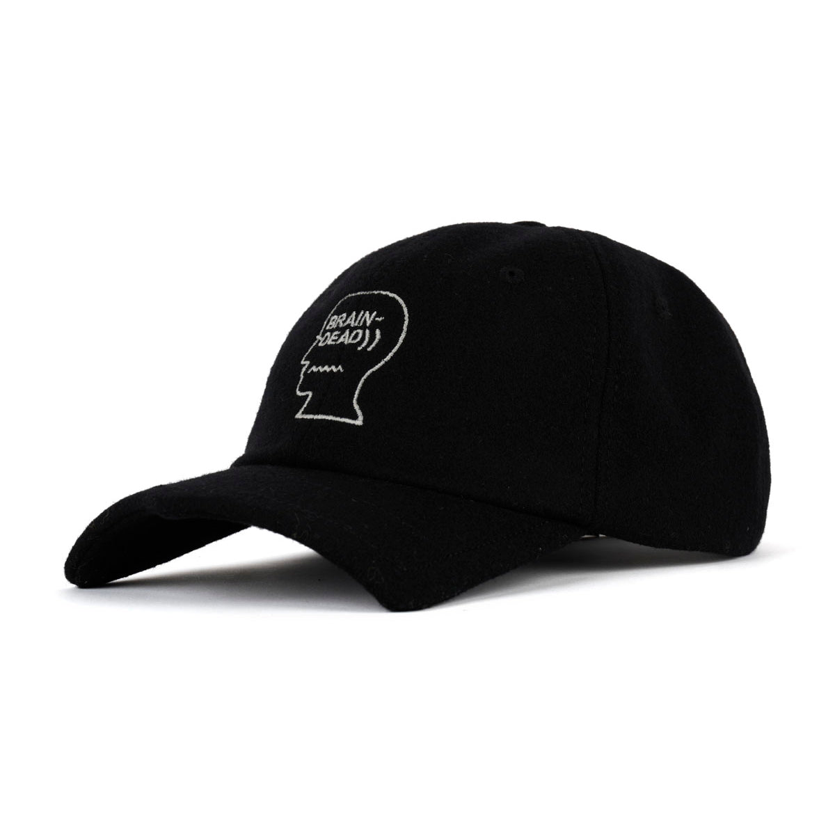Brain Dead Batwing Logohead Hat - Black