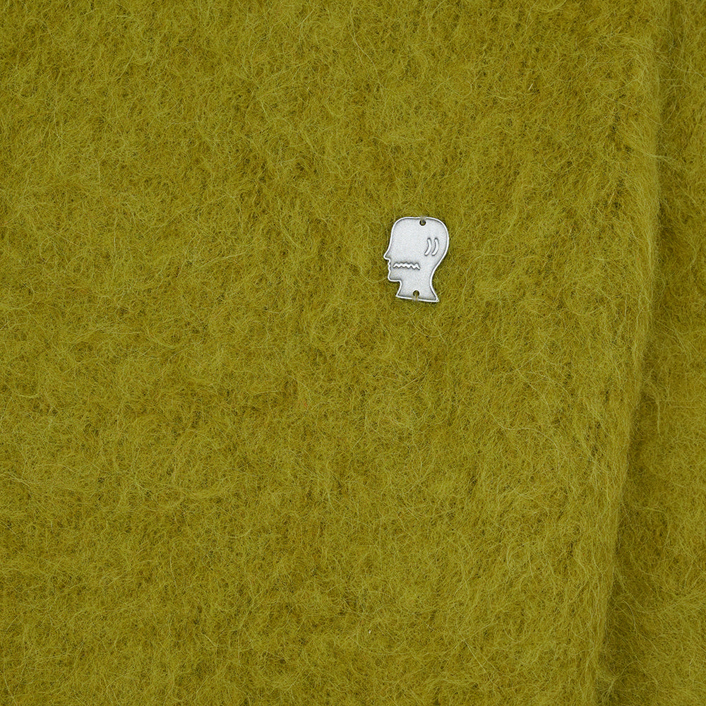 Brain Dead Super Hairy Boxy Knit - Lime