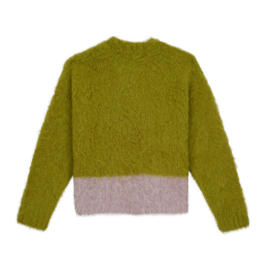 Brain Dead Super Hairy Boxy Knit - Lime
