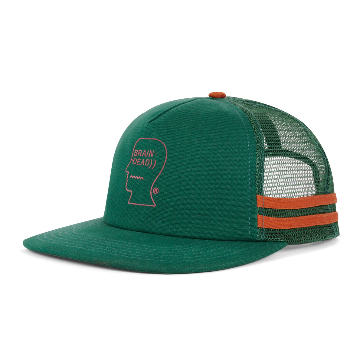 Brain Dead Logohead 5 Panel Trucker - Mallard