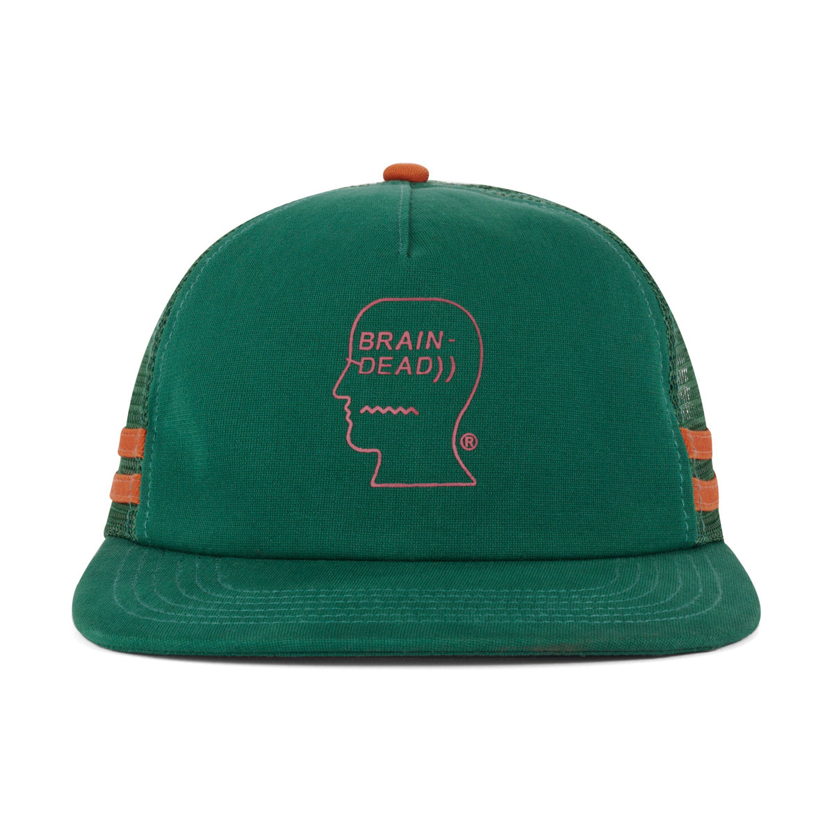 Brain Dead Logohead 5 Panel Trucker - Mallard