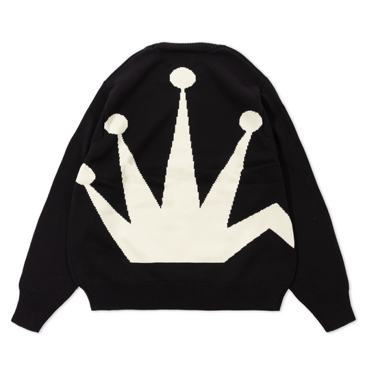 Stüssy Bent Crown Sweater - Black