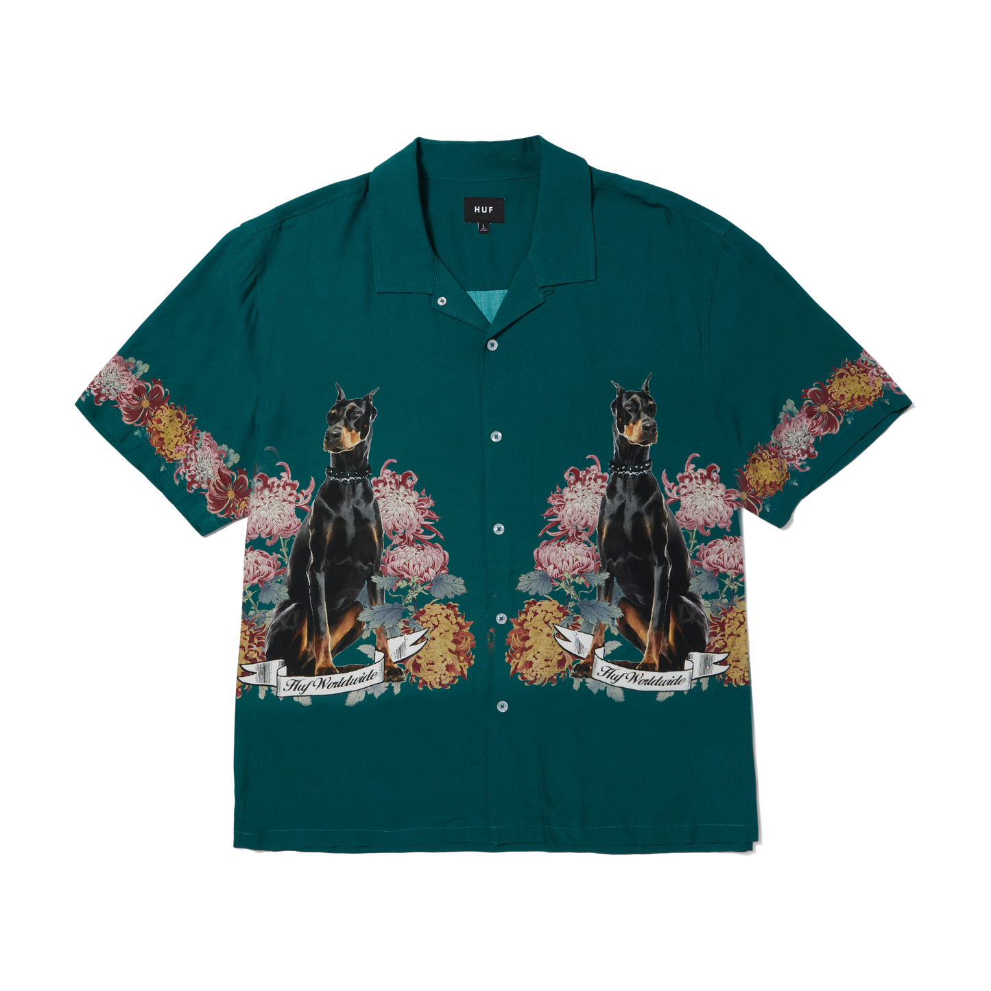 HUF Best Boys SS Resort Shirt - Pine